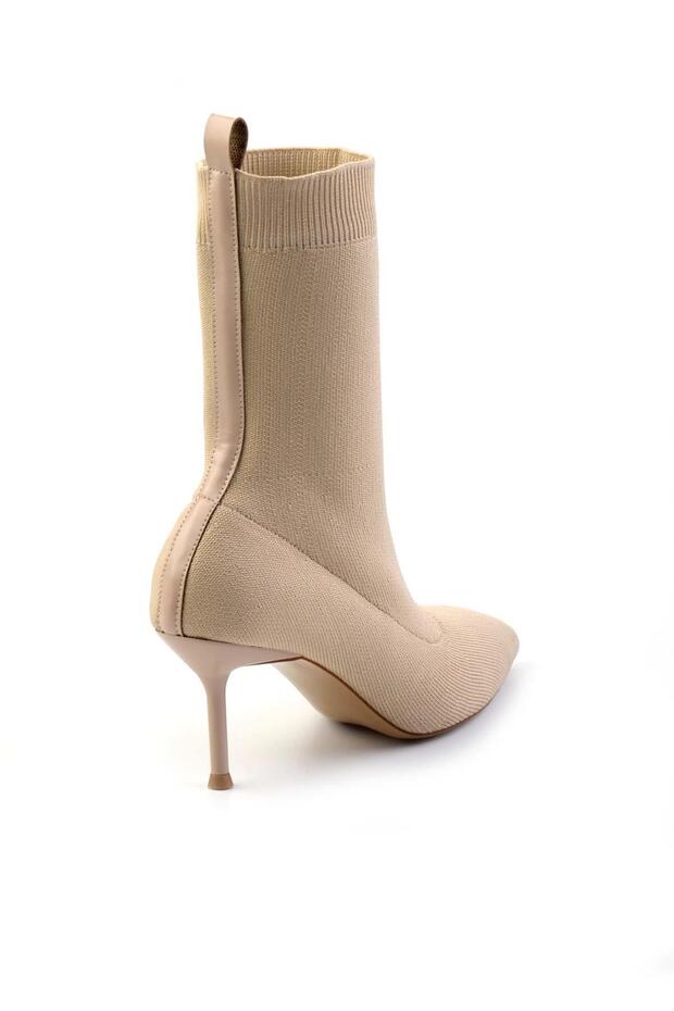 Bej Kadın Bot & Bootie K02209033082 - 4