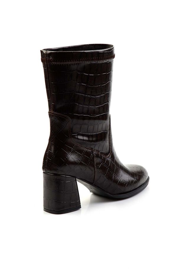 Kahve Kadın Bot & Bootie K02824707011 - 4