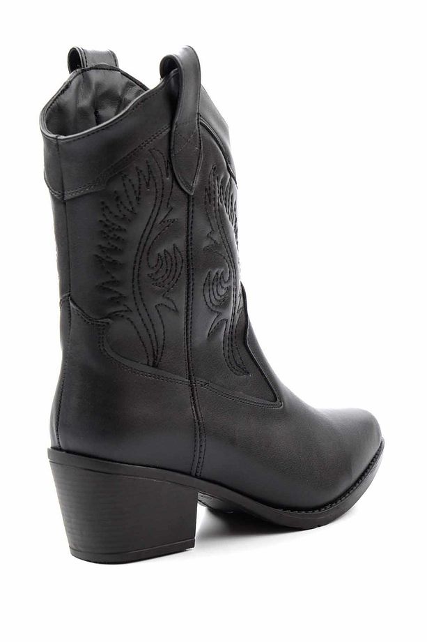 Siyah Kadın Bot & Bootie K02586888809 - 4