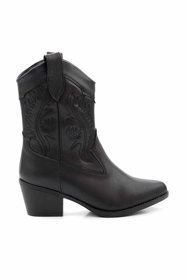 Siyah Kadın Bot & Bootie K02586888809 - 1