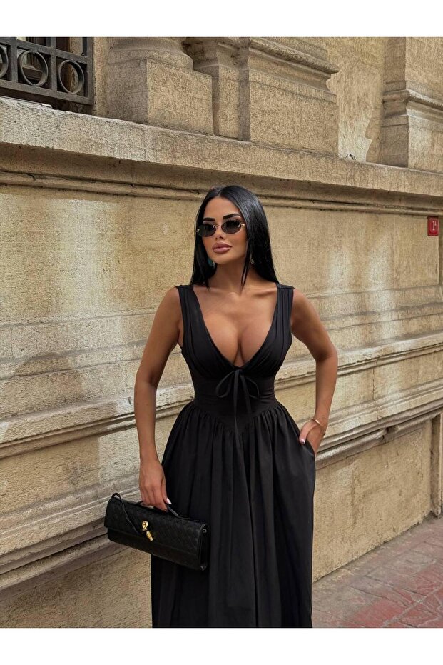 Μαύρο φόρεμα Princess Underwire - 2