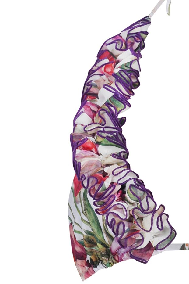 Triangle Bianca Ruffle Bikini Set - 2