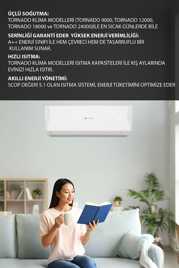 Tornado 24000 Btu Klima - 2