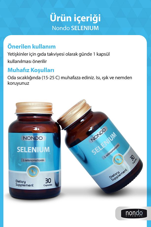 Selenium / Selenyum 30 Kapsül (l Selenometionin ) - 5