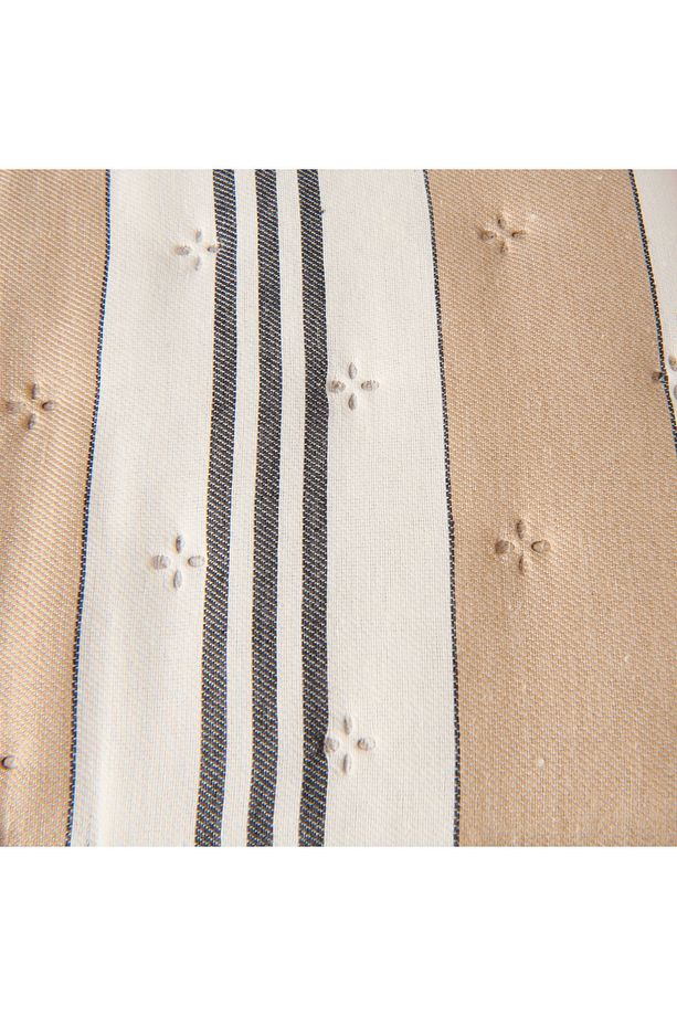 Soft Galler Tek Kişilik Yatak Örtüsü - Bej - 160x230 cm - 3