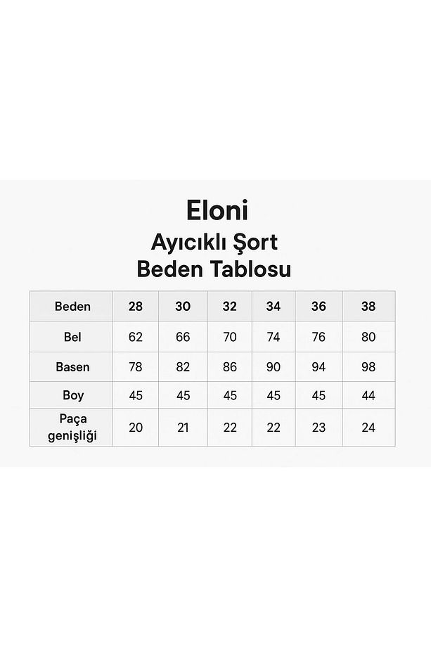 JEANS AYICIK DETAYLI KOT ŞORT - 2