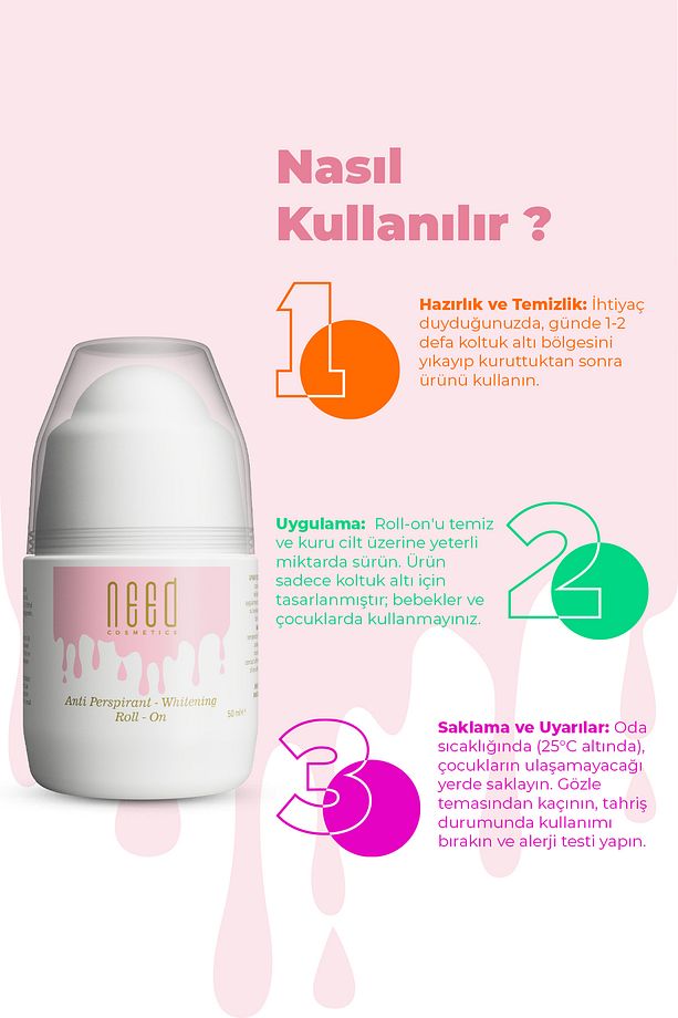Ter Önleyici Beyazlatıcı Roll-on 50 ml - 3
