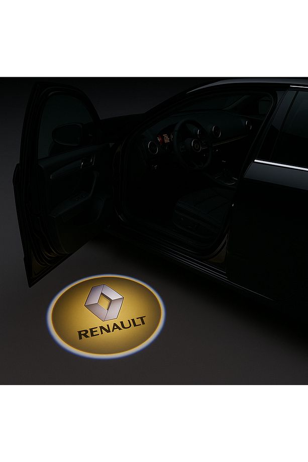 Renault Kapı Altı Logo Kapı Altı Led Mesafe Sensörlü Pilli Yapıştırmalı Yeni Nesil - 1