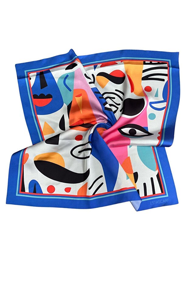 Eșarfă cu model Picasso Estascarf - 2