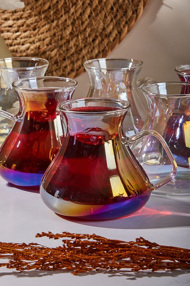 Ehl-i Keyf Luster 6'lı Çay Bardağı Seti 200 ml - 2