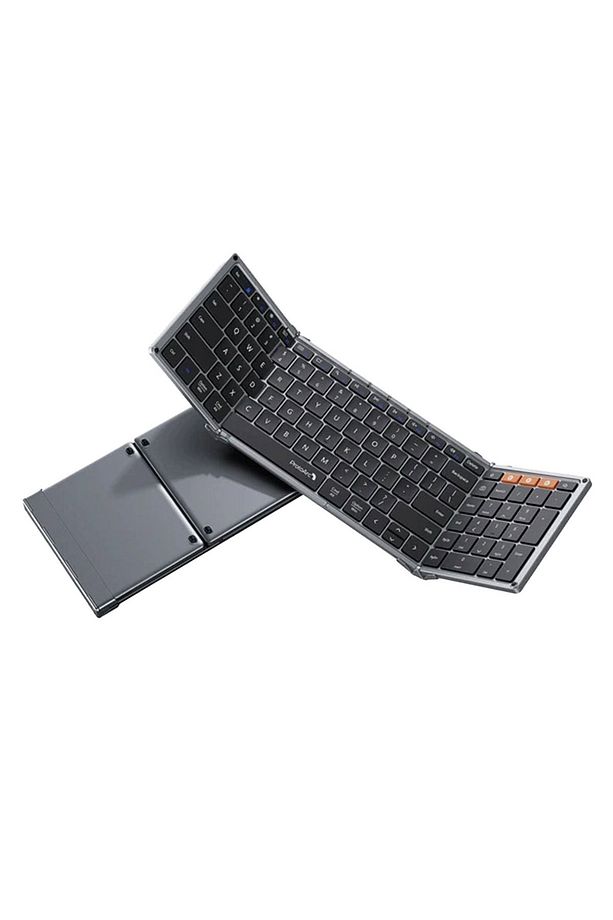 Xk01 Space Gray Katlanabilir Bluetooth Klavye (CP012683) - 1
