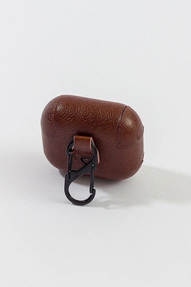 AirPods 3Rd Generation Compatible Brown Leather Headphone Case