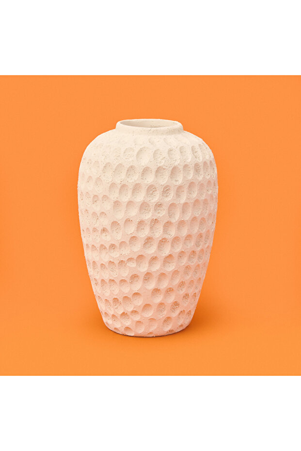 Deco Hermosa Vazo - Bej - 26 cm - 1