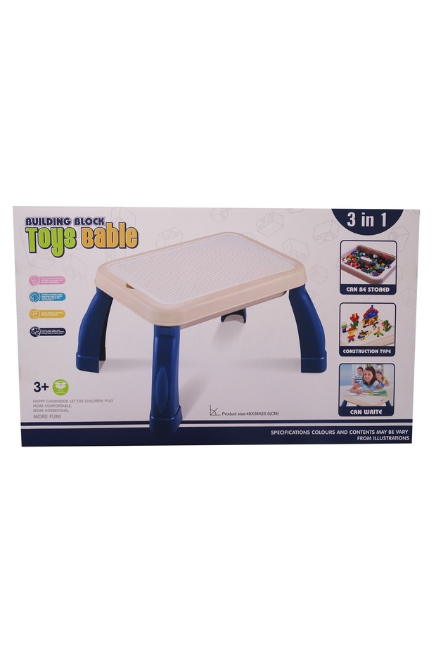 Building and Writing Table Set with Multicolored Pieces, Included - 5