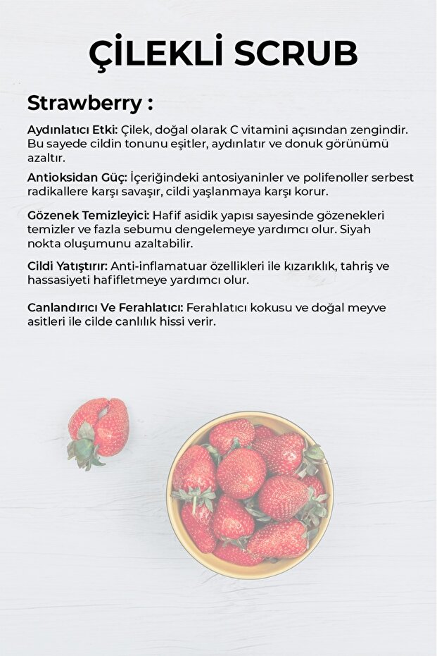 Çilekli Scrub 250 ml - 2