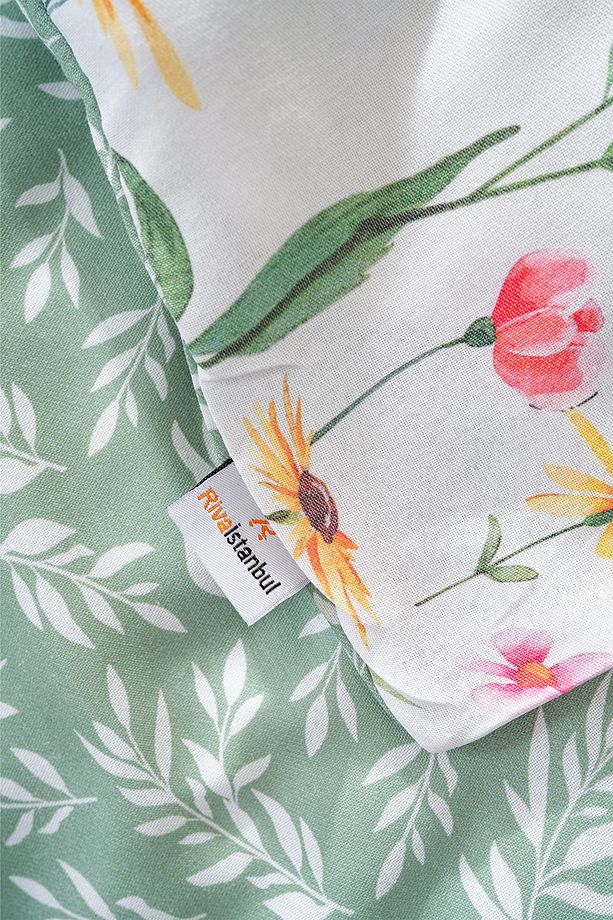 Botanical Tek Kişilik Nevresim Takımı Pamuklu - 6