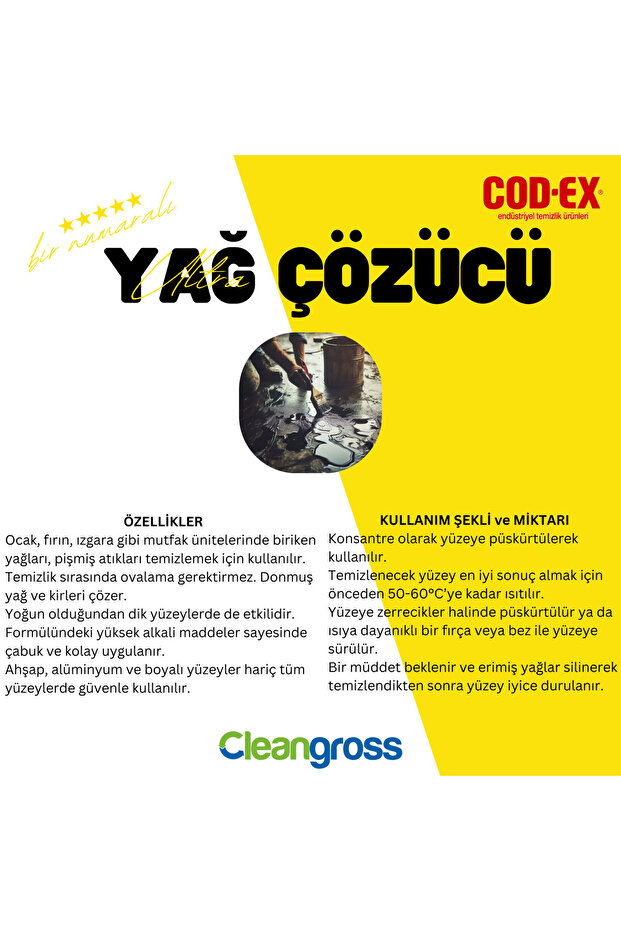 Yağ Çözücü 4 Kg - 2