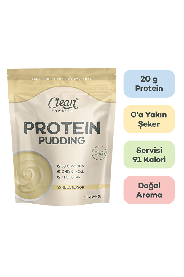 Protein Pudding 500 gr - Vanilya - 1