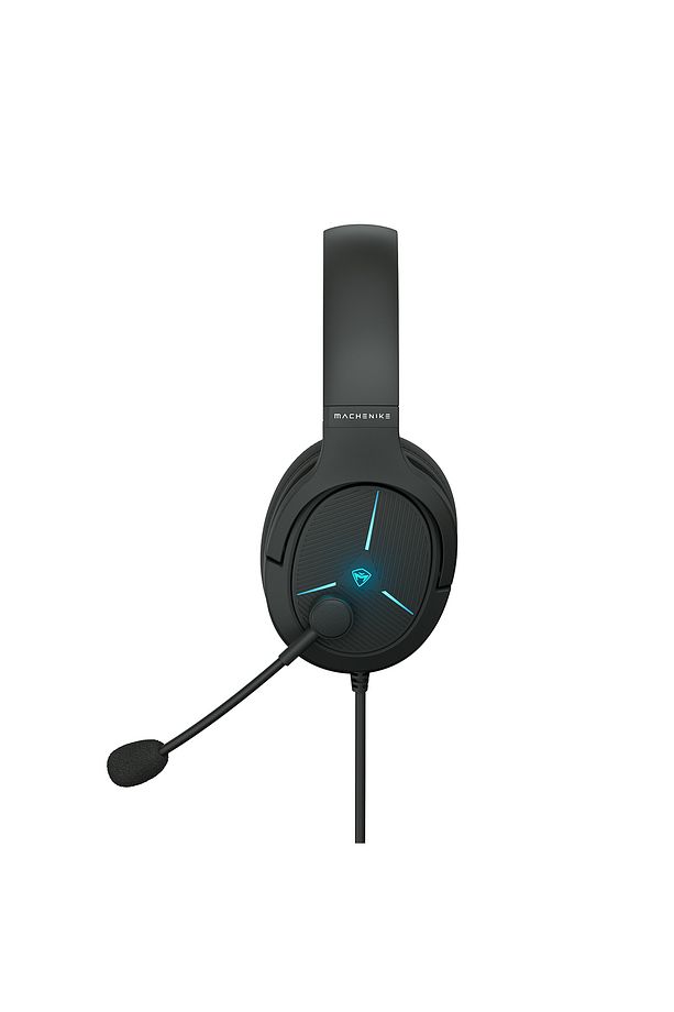 GX10 Siyah E-SPOR Profesyonel HI-FI LED Kablolu Gaming Kulaklık - 4