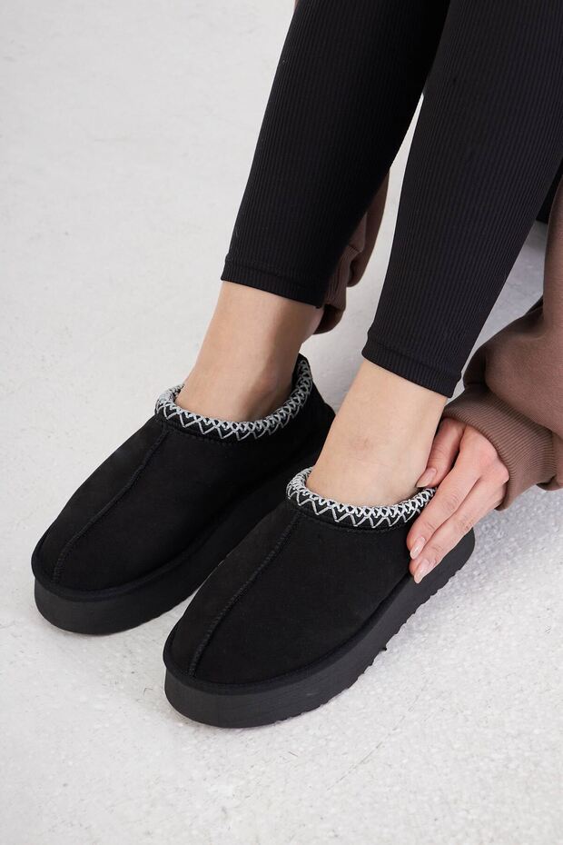 Kürklü Kadın Mini Bot 191140 - 8