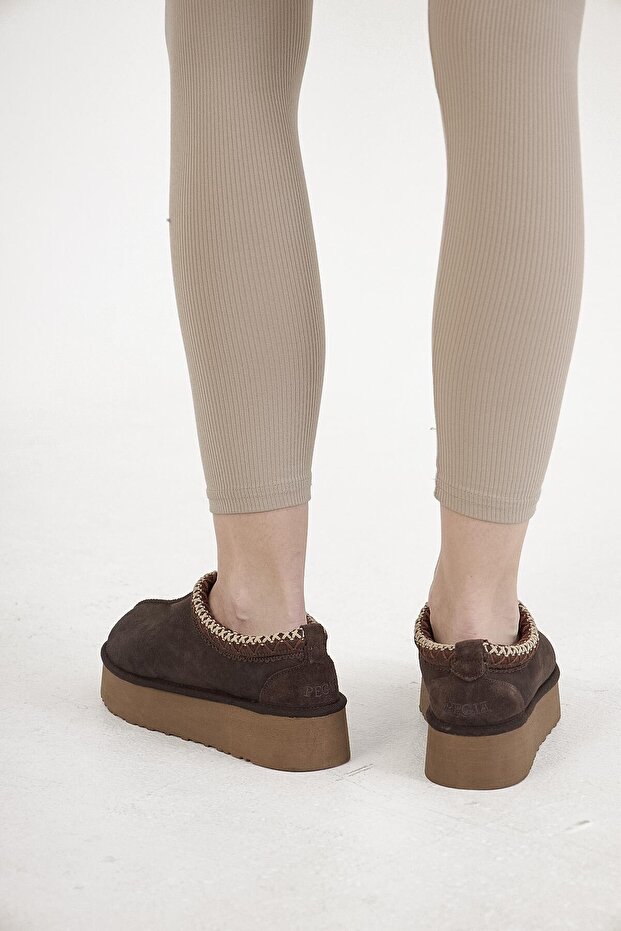 Kürklü Kadın Mini Bot 191140 - 6