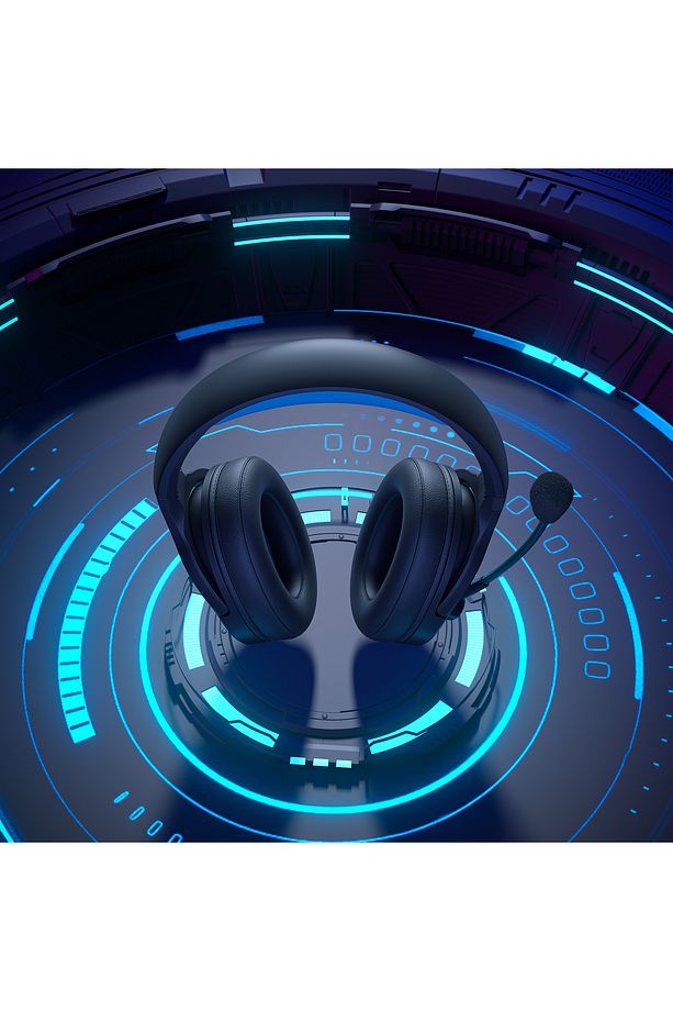GX10 Siyah E-SPOR Profesyonel HI-FI LED Kablolu Gaming Kulaklık - 6