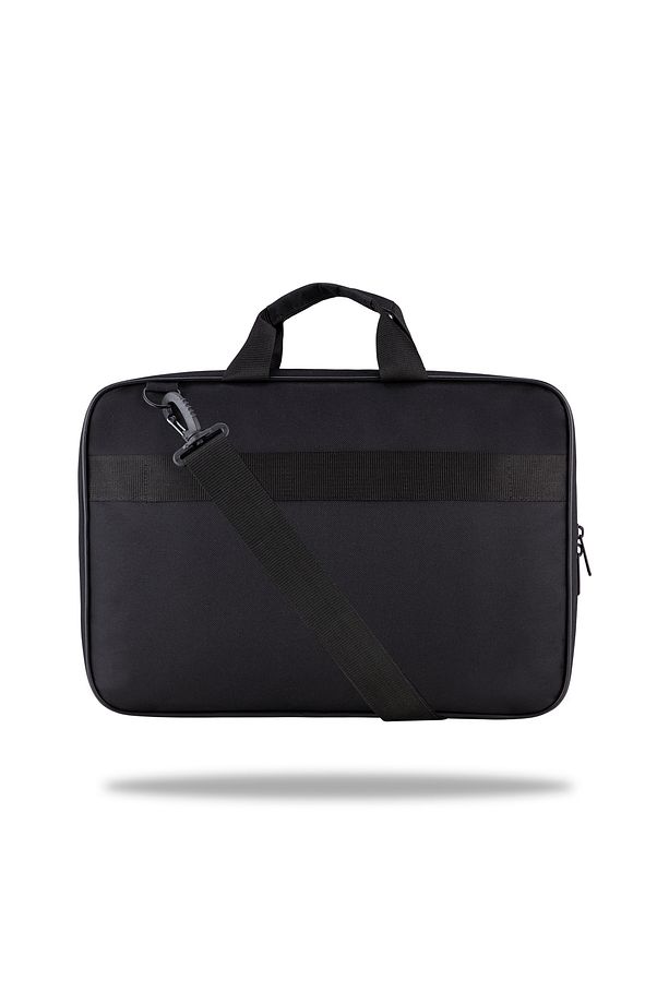 C100 15.6 inch Wtx Pro Su Geçirmez Kumaş Tam Açılır Laptop, Notebook Çantası – Siyah - 5
