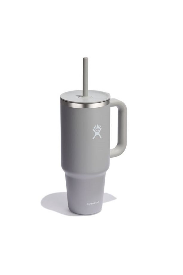 Tumbler Pipetli Termos 1182 ml Gri - 1