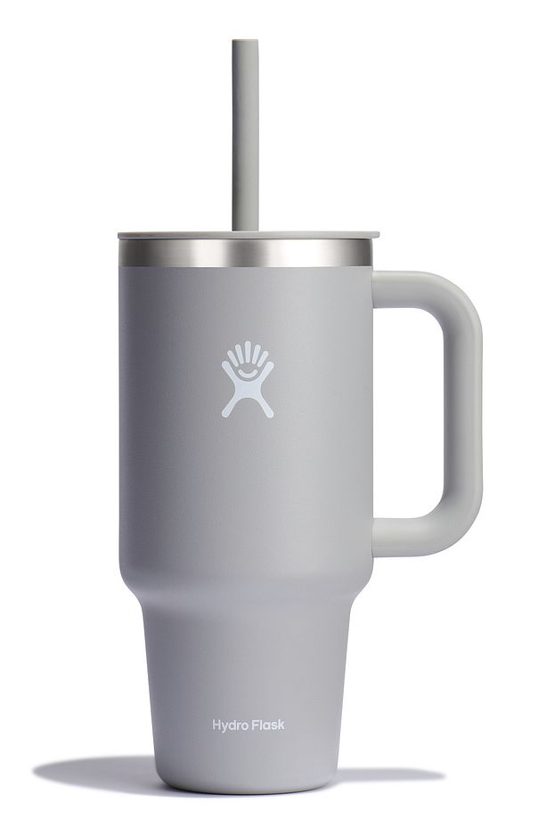 Tumbler Pipetli Termos 946 ml Gri - 3