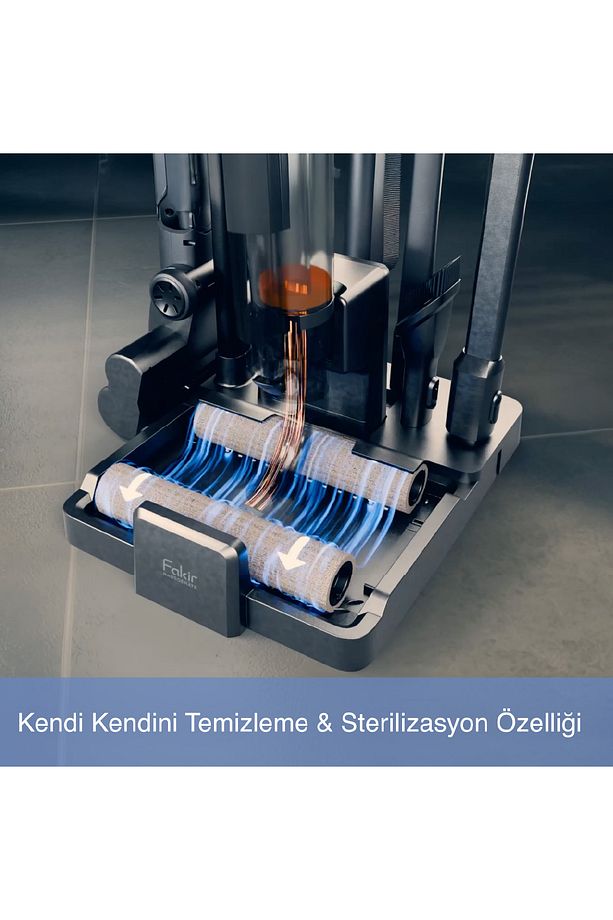 WD 9 Pure Clean 3 IN 1 Islak Kuru Dikey Şarjlı Süpürge - 4
