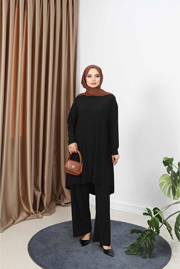طقم ساندي مع تونيك طويل