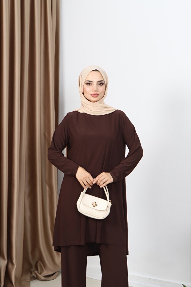 طقم ساندي مع تونيك طويل - 3