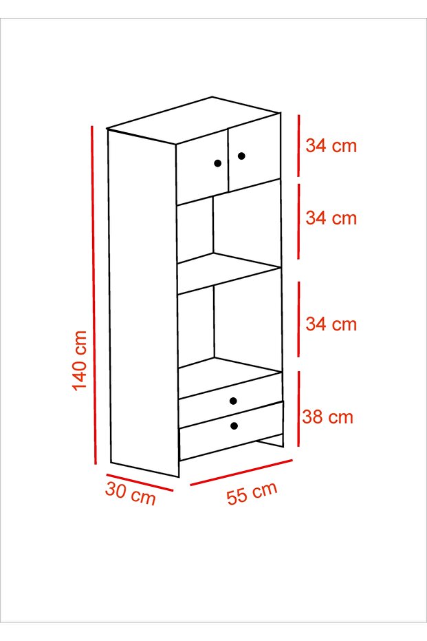 modüleva banyo dolabı şirince - 4