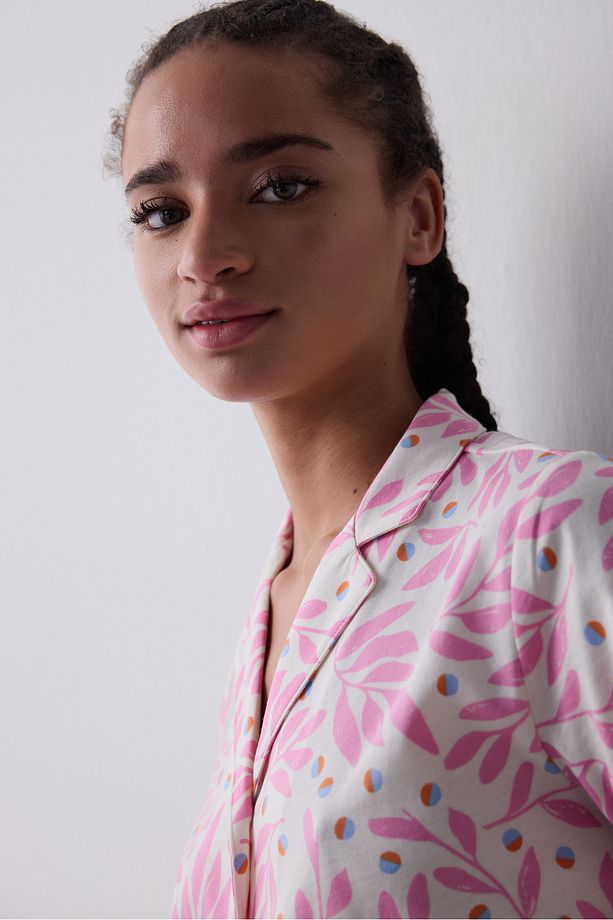 Rhea Gömlek Pantolon Pijama Takımı - 3