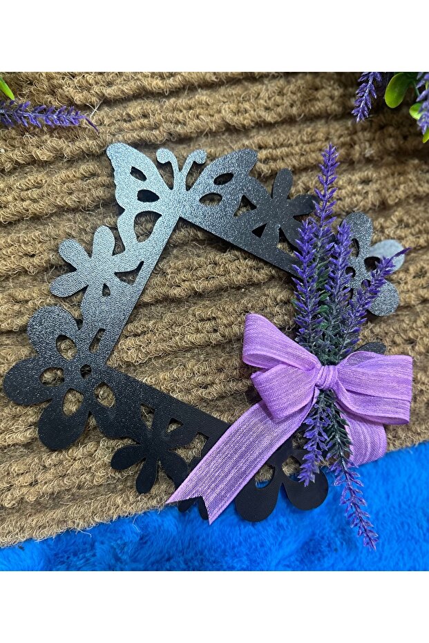 Lavender Socket Frame Bell Ornament Switch Button - 2