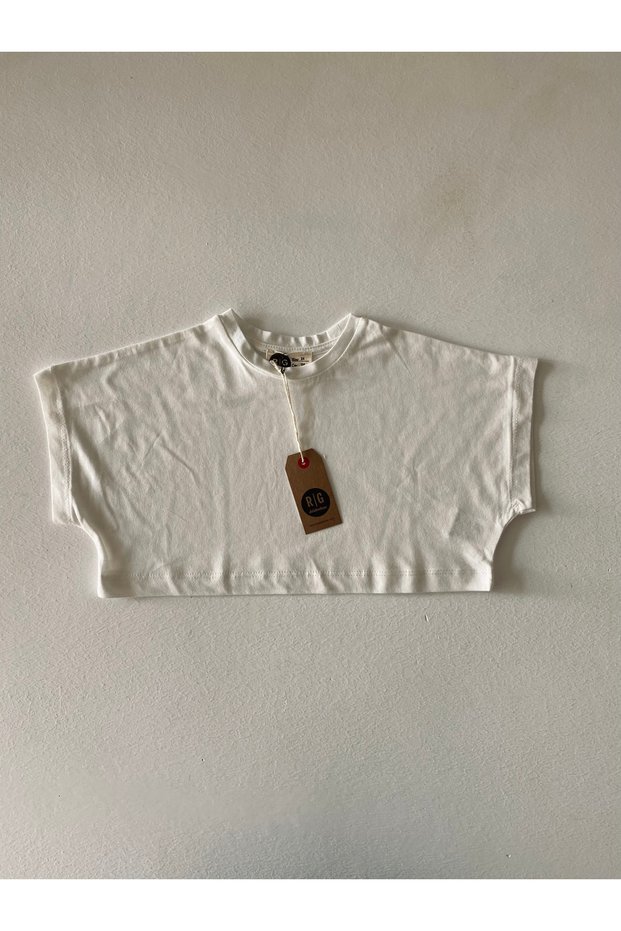 Girl's Crop T-Shirt 100% Cotton 3–9 Years Old | Rg1604