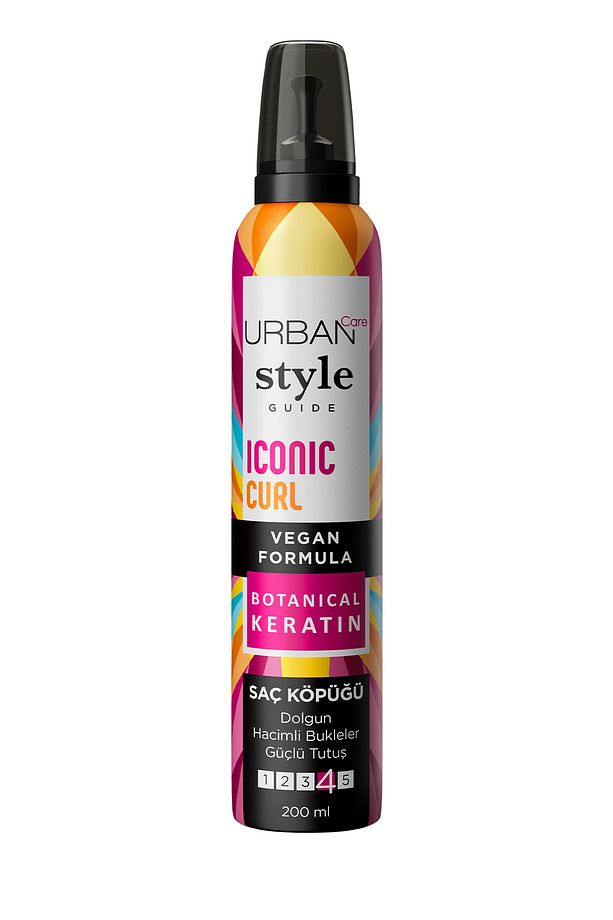 Style Guide Iconic Curl Hacimli Bukleler Sağlayan Saç Köpüğü-güçlü Tutuş-vegan-200 ml - 2