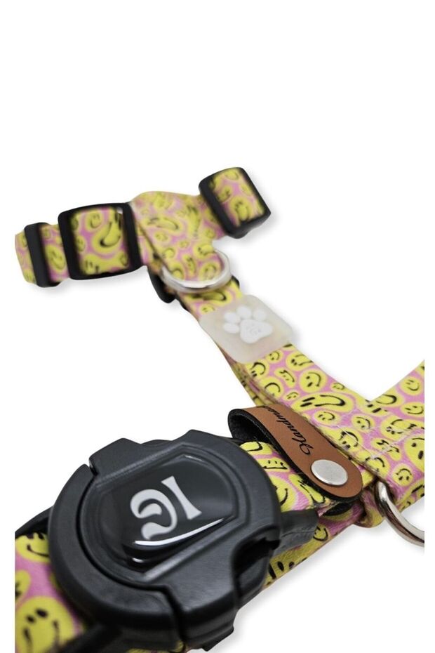 Recycled Patterned H Type Chest Collar - 5