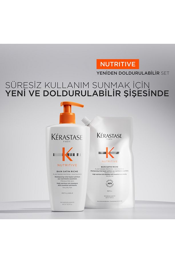 Nutritive Bain Satin Riche Yoğun Nemlendirici Şampuan 500 ml - 8