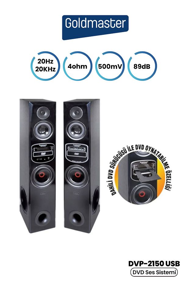 DVP-2150 USB-DVD-SD Profesyonel Ses Sistemi - 1