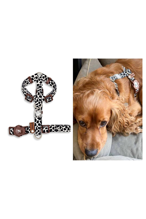 Recycled Patterned H Type Chest Collar - 1