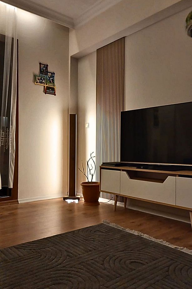 Akıllı Ahşap Led Lambader - 4