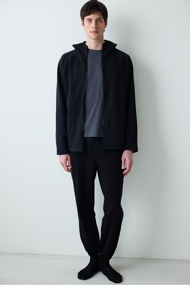 Erkek Timeless Turtleneck Siyah Pijama - 3