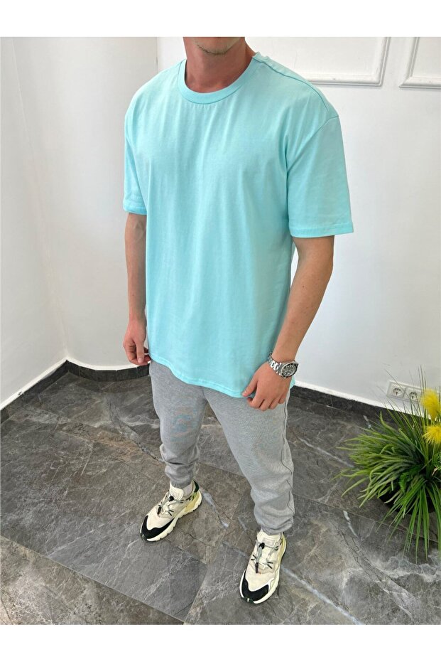 Прямий крій Basic Турецький Т-shirt - 2