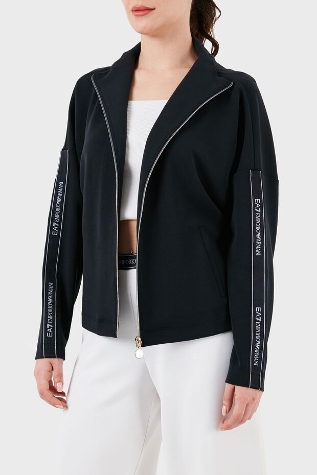 Kadın Fermuarlı Sweatshirt - 2