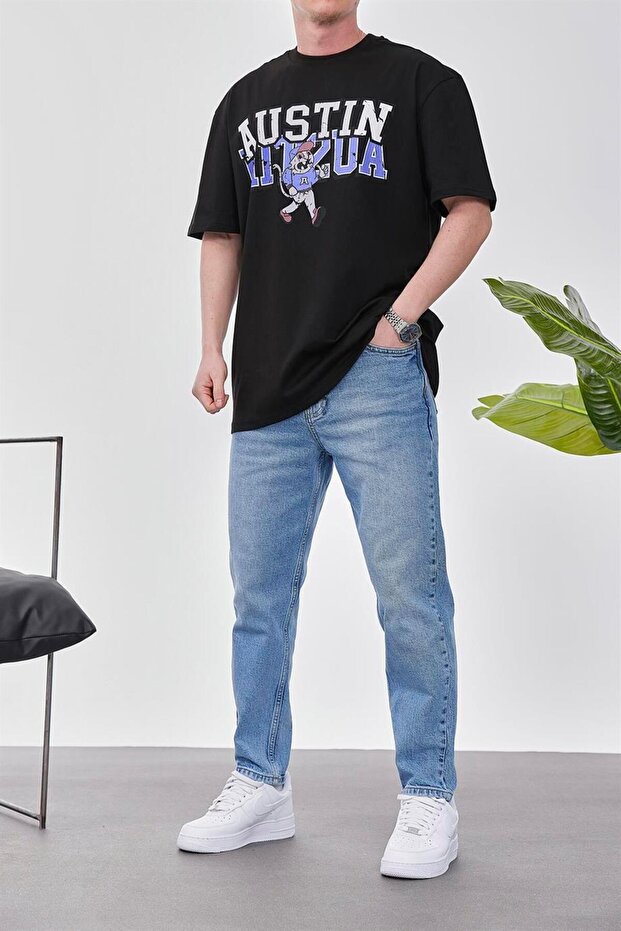 Austin Siyah Tshirt - 1