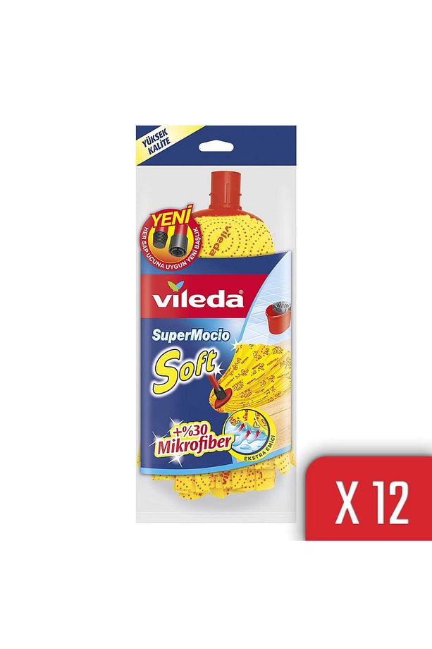 12 Paket Supermocio Soft %30 Mikrofiberli Yedek Paspas - 1