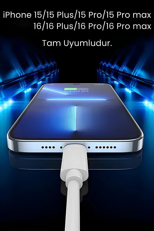 35W Typec to Typec Hızlı Şarj Cihazı iPhone 15-16 Pro/Plus/Pro Max Tam Uyumlu Type c Şarj Aleti - 5