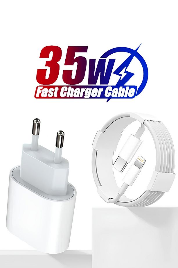 35W Typec to Typec Hızlı Şarj Cihazı iPhone 15-16 Pro/Plus/Pro Max Tam Uyumlu Type c Şarj Aleti - 6