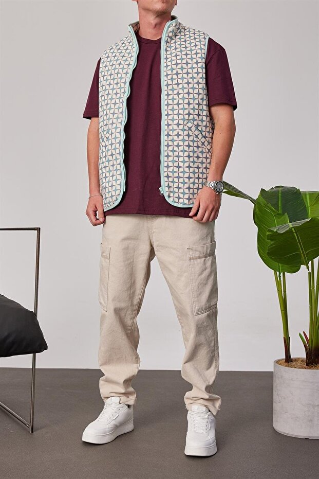 Жилет з геометричним візерунком - 2